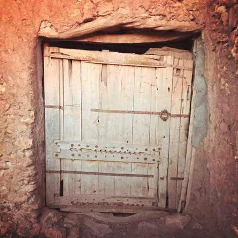 old moroccan door