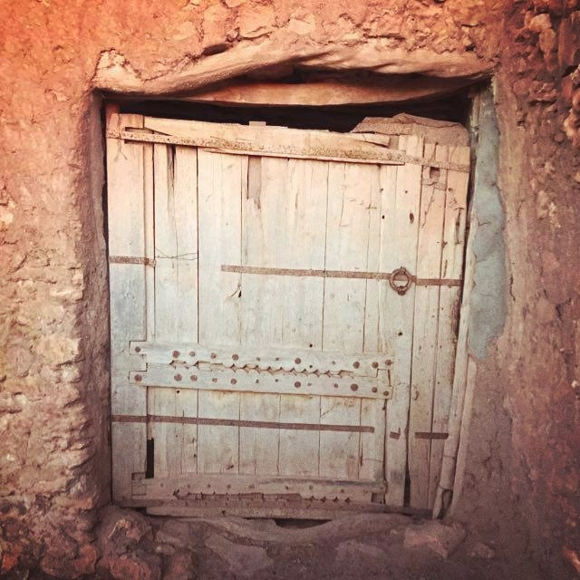 old moroccan door