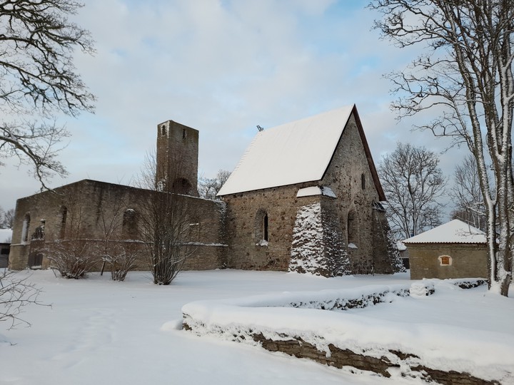 Ruins of an old church from the 13th century