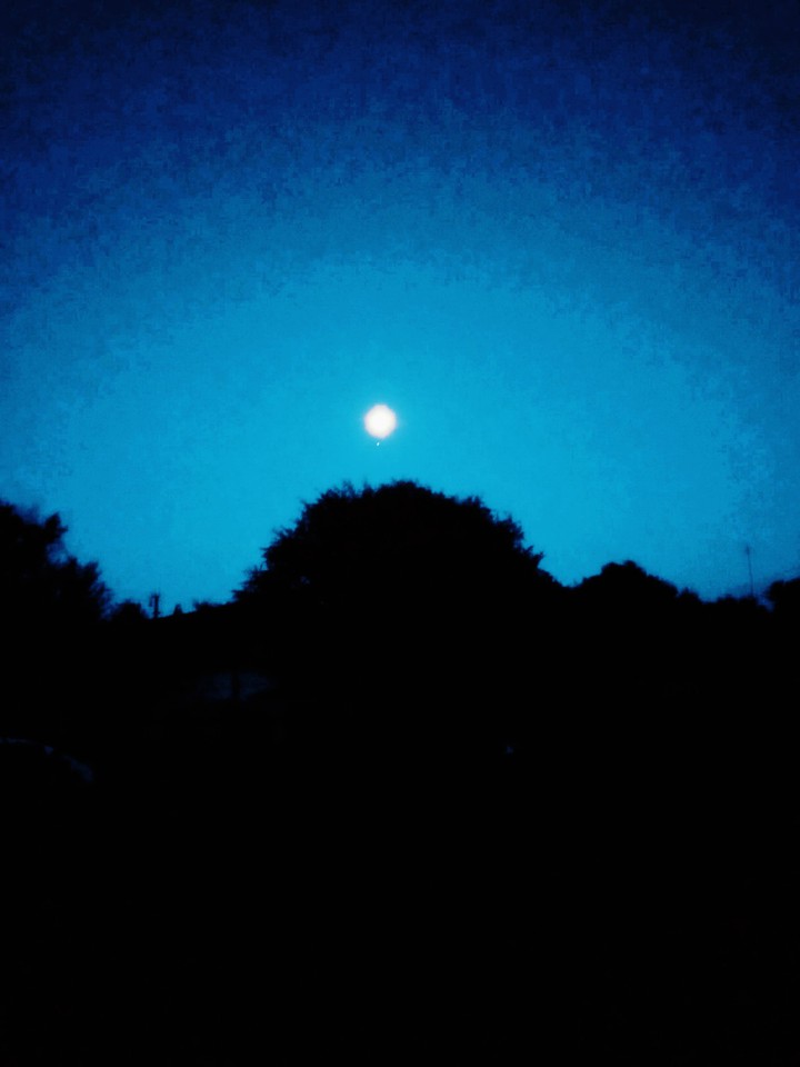 ANOTHER style sky and little star and moon