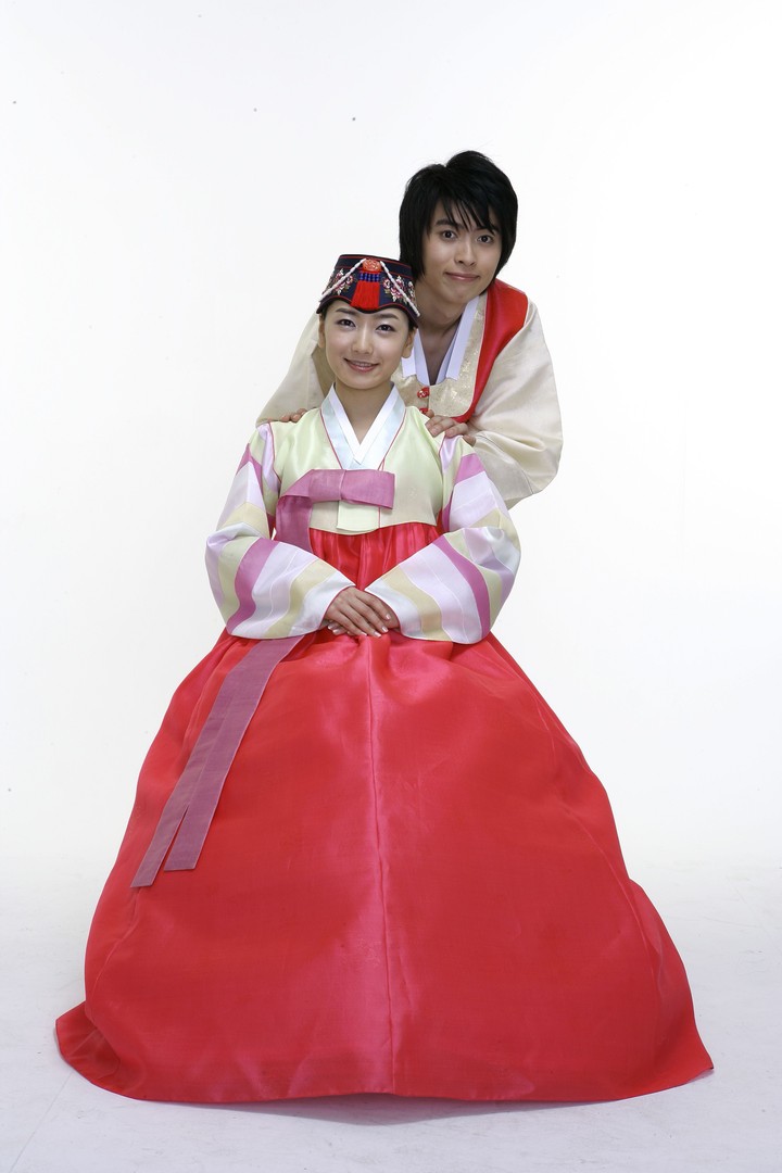 Couple in Korean Dress