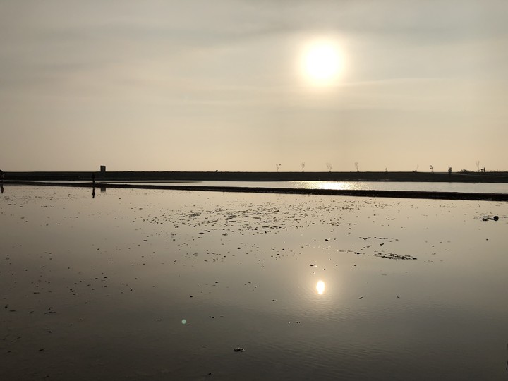 near the sunset
