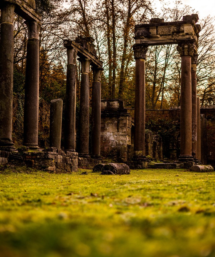 Sepia Pillars