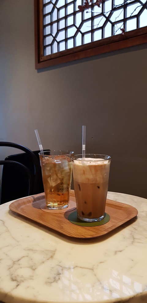 relaxing time at cafe
