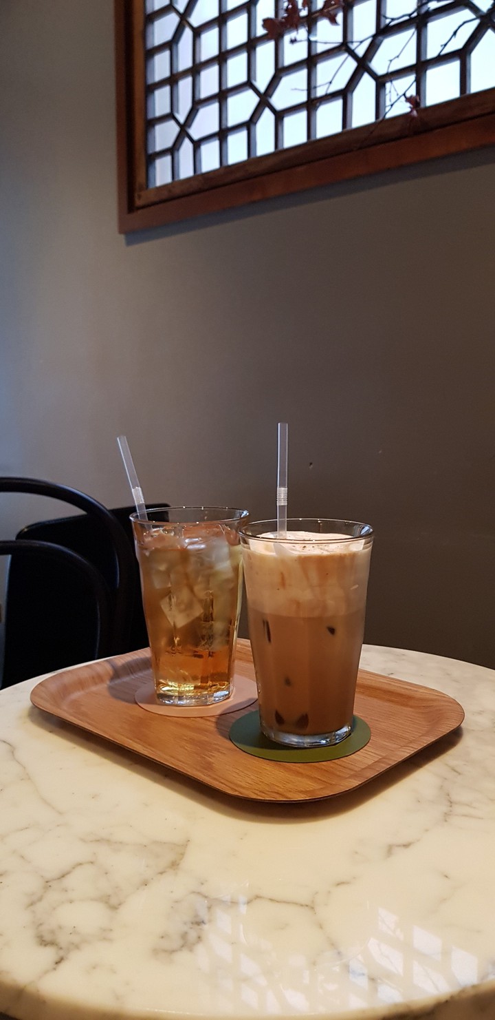 relaxing time at cafe