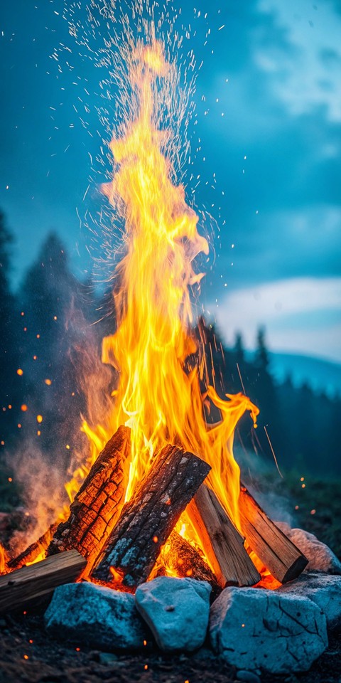 ταπετσαρίες Orange, fire