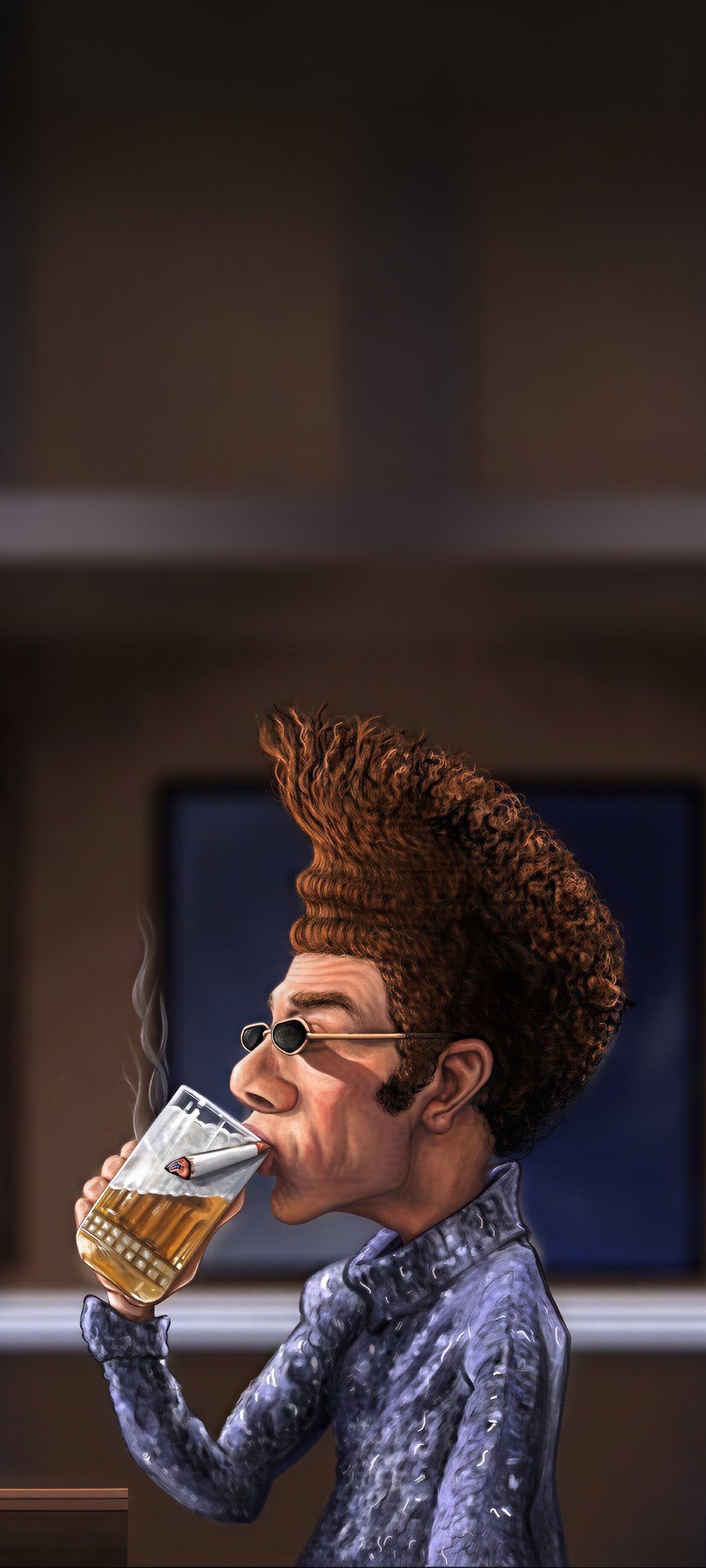 обои Drinking, Cartoon