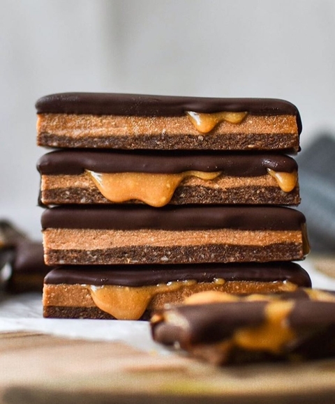 Snack, dessert achtergronden