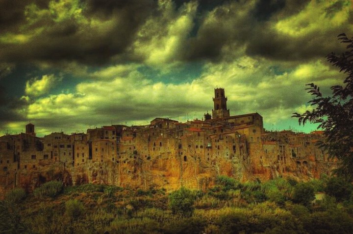 Pitigliano, Italia.