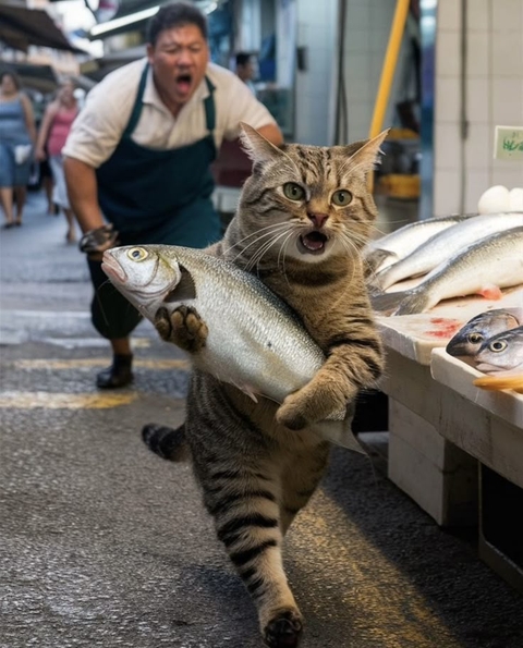 おもしろ猫