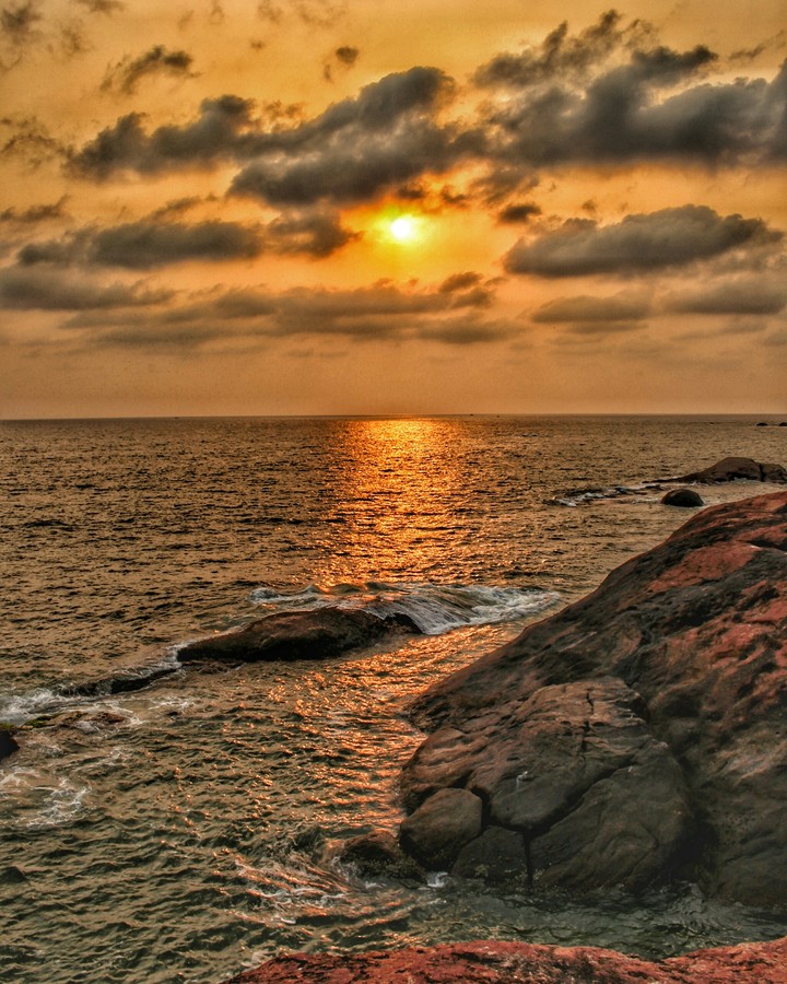 Sunset at Kapu beach