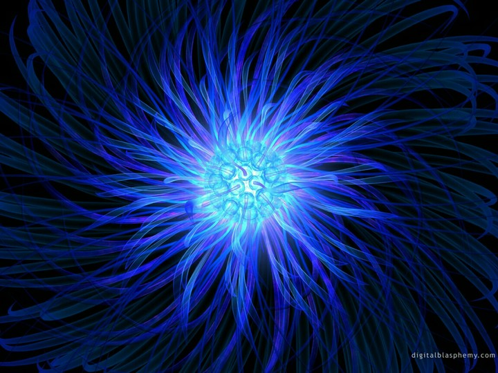 3D Blue Abstract