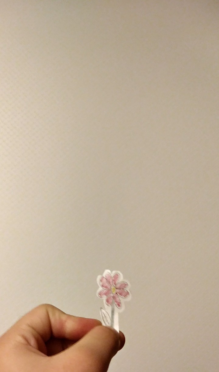 소박한 종이꽃