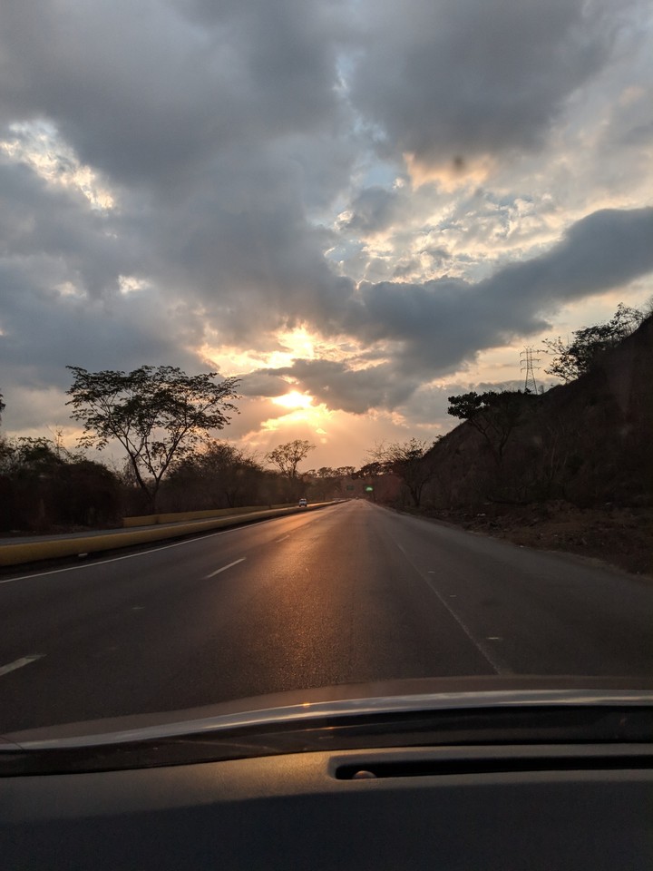 On the road