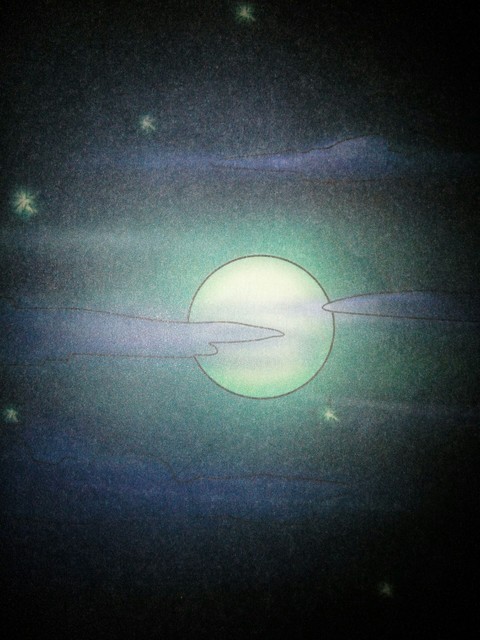 night moon light