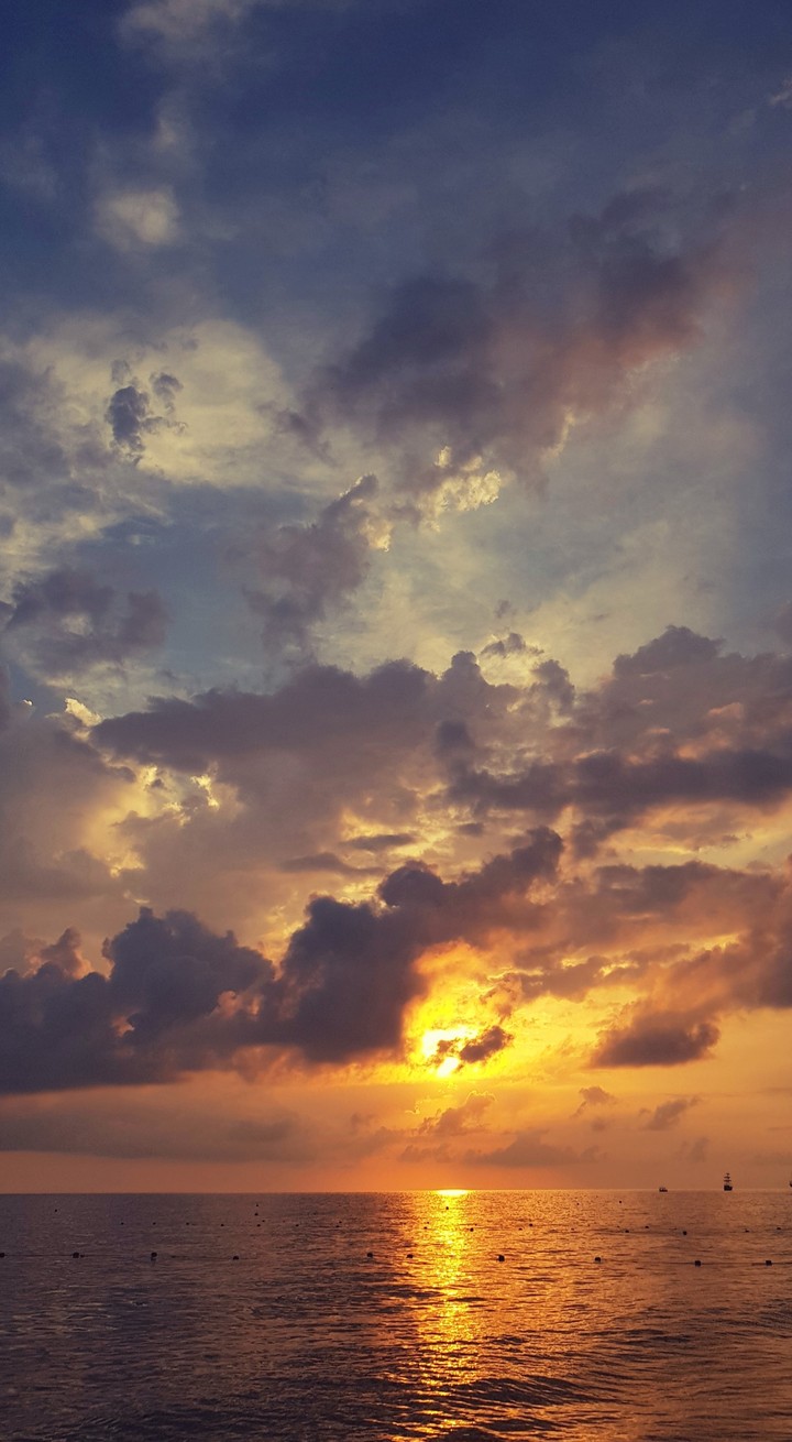 Sunset on the black sea