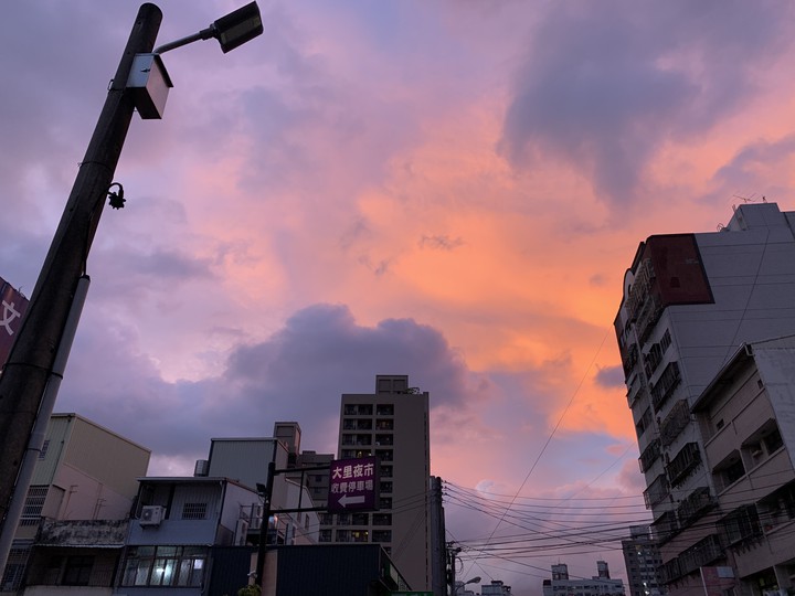 pink and blue