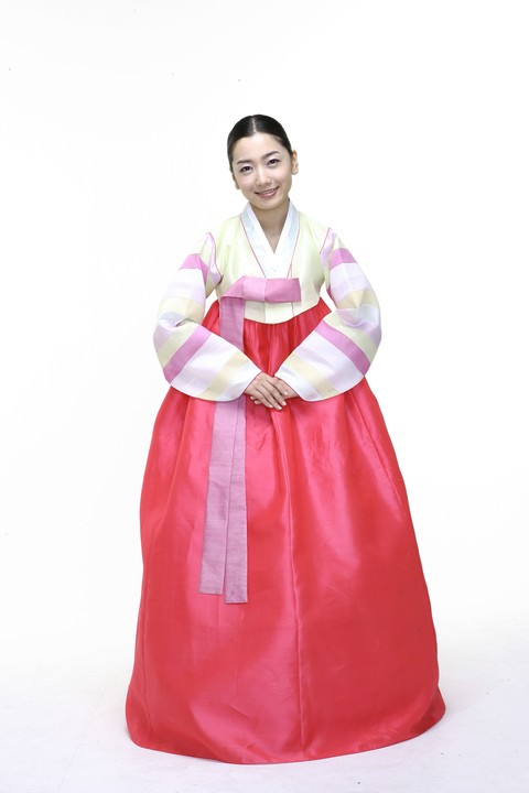 Couple in Korean Dress