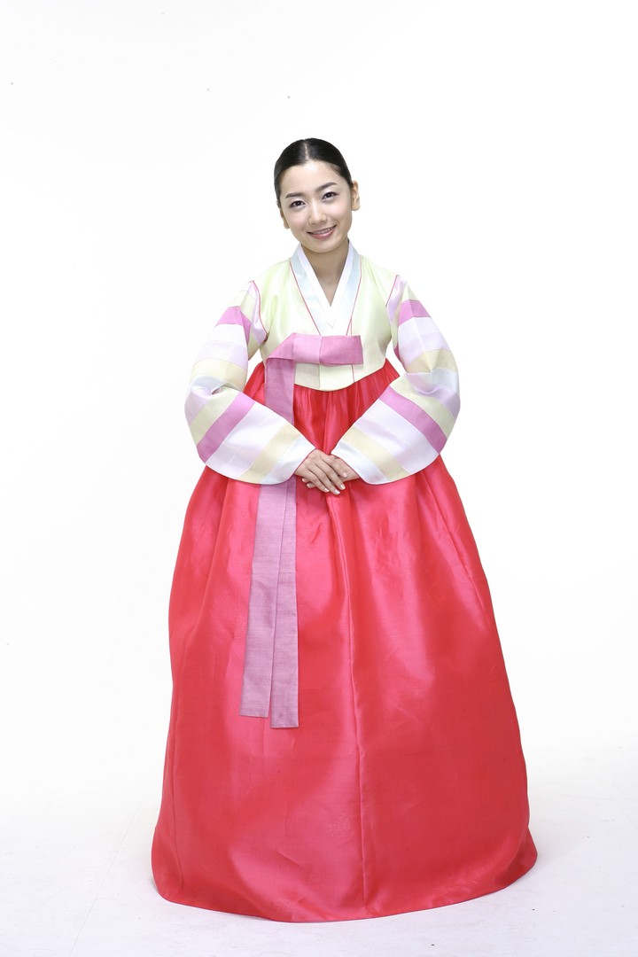 Couple in Korean Dress
