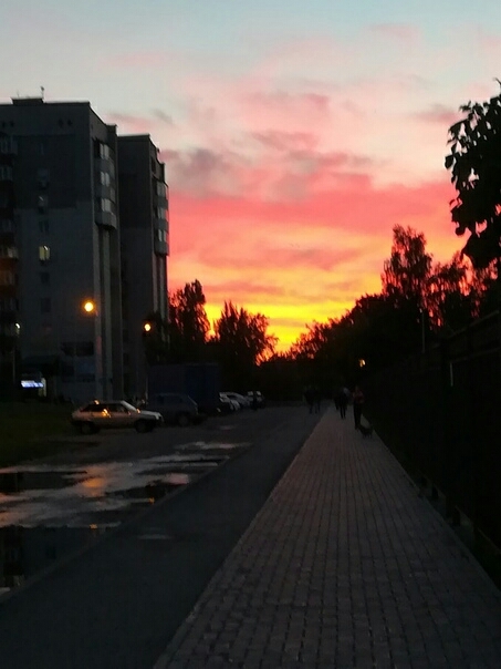 закат