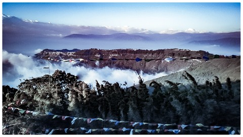 Beautiful view from Sikkim
