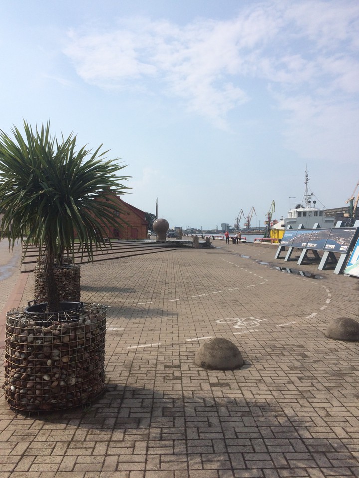 Ventspilis, Promenade