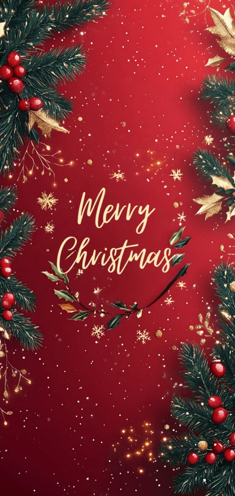 רקעים xmas, red