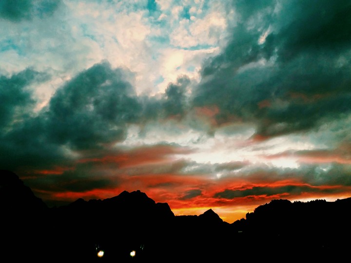 Sunset in Switzerland