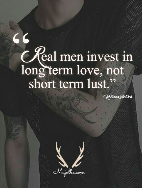 Real man..