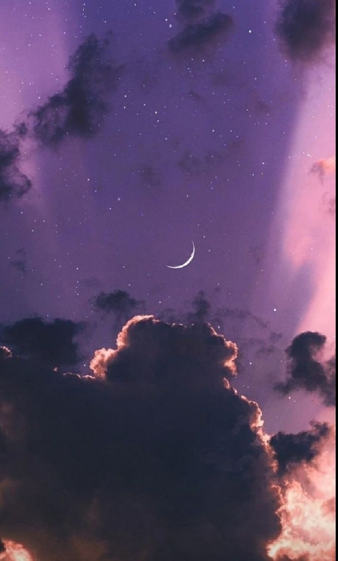 moon, dusk wallpapers