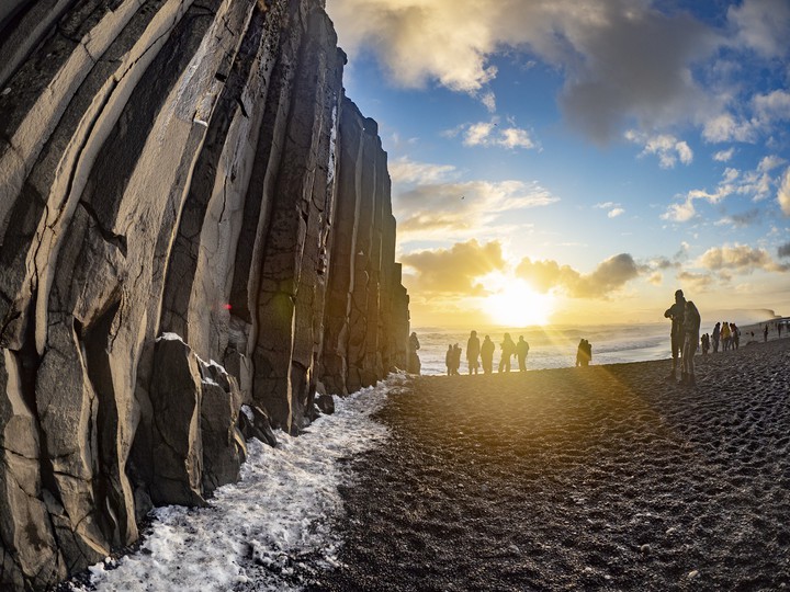 Sunset at Vik