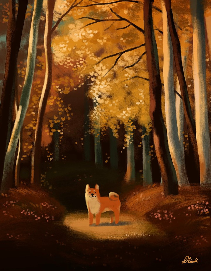 Autumn Dog