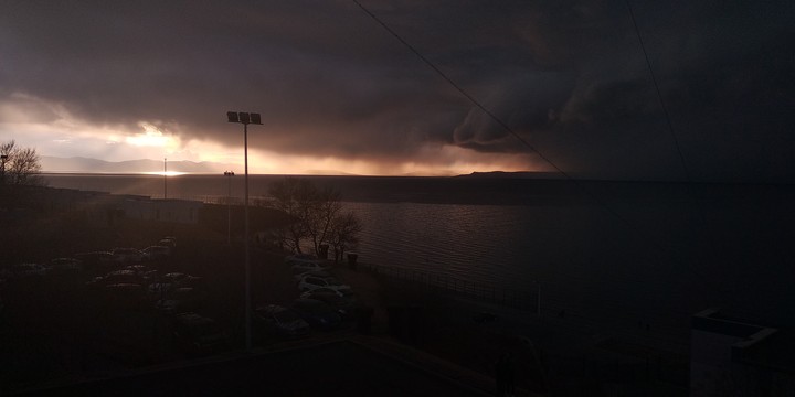Darkness comes