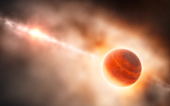 Artist's Impression of a Gas Giant Planet