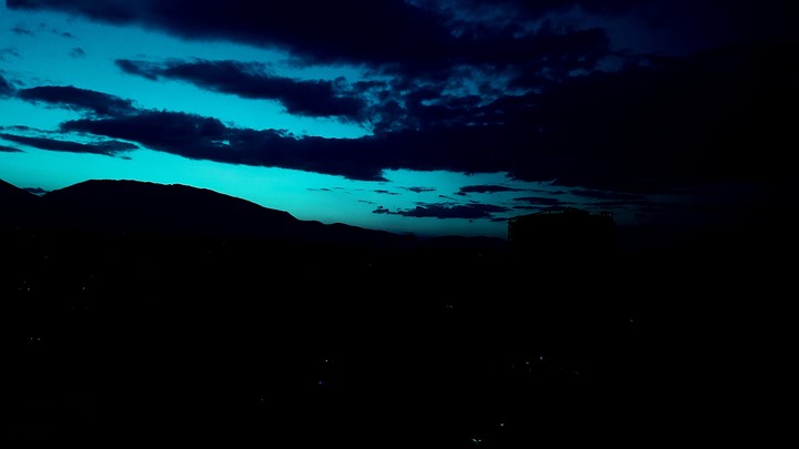 blue sunrise