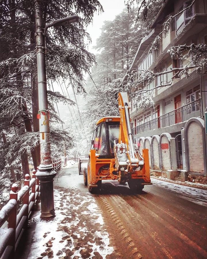 #jcb #snowfall