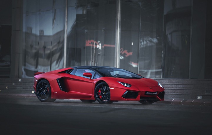 Red Cool Lamborghini