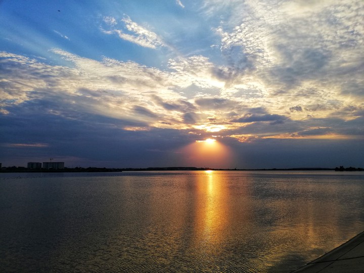 Sunset in Bucharest