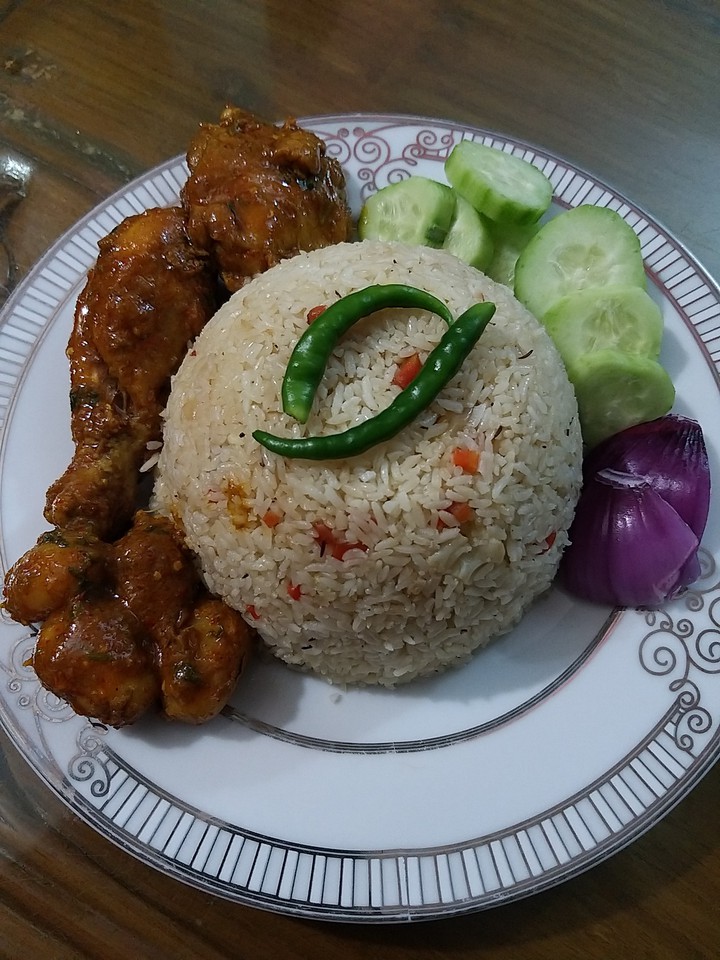rice & chicken