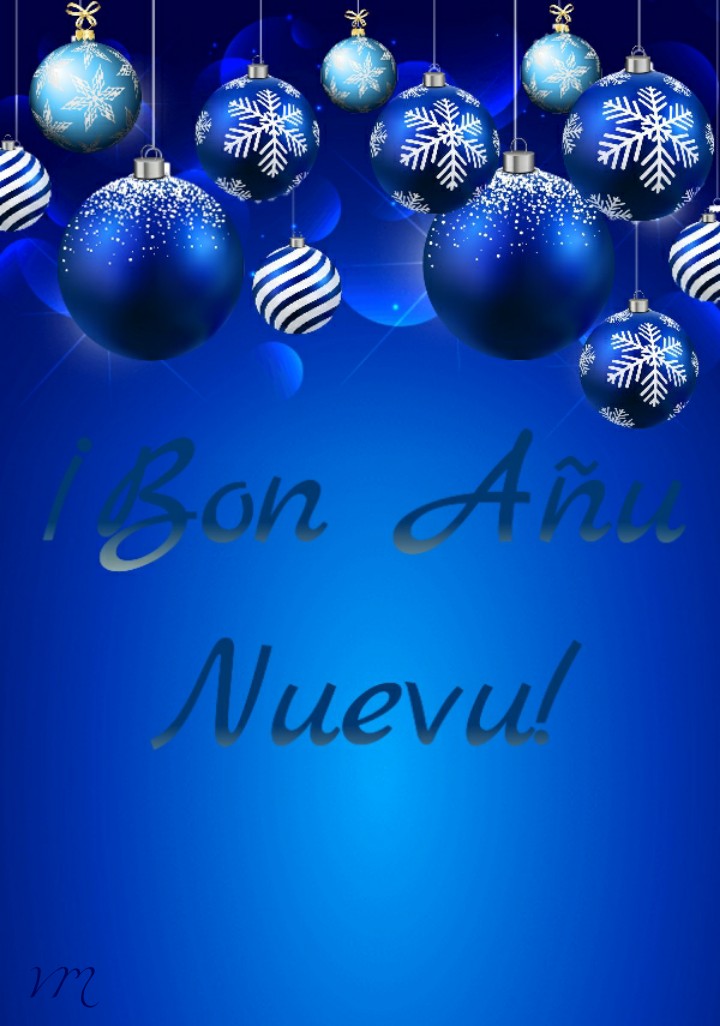 bon añu nuevu feliz año nuevo new year