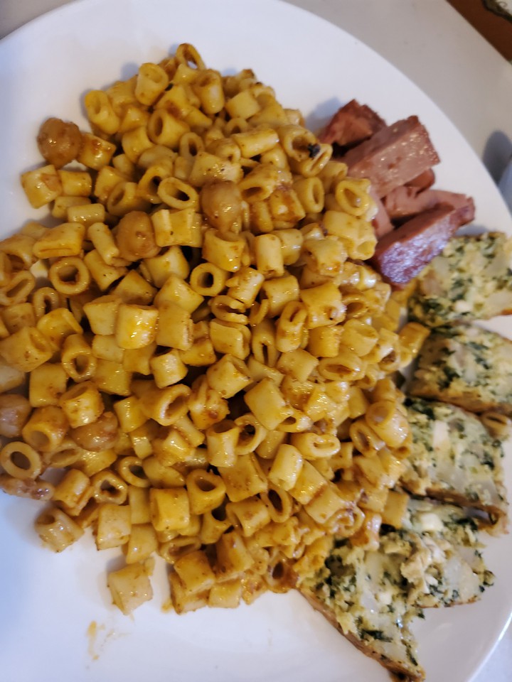 Pasta with Quiche