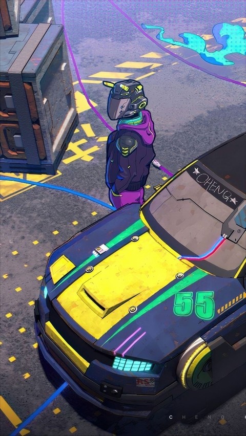 шпалери animation, supercar