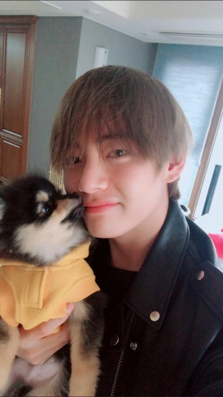 v with his yeontan