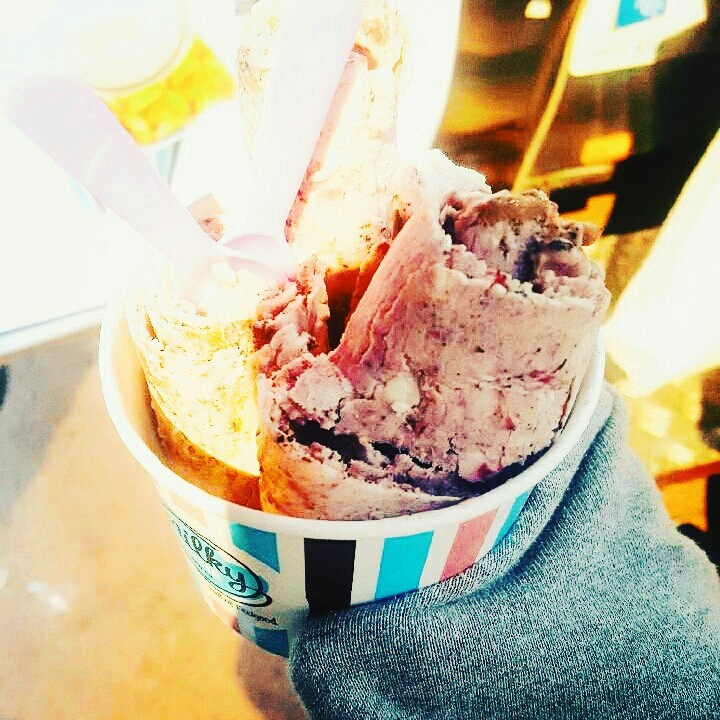 한국의 철판아이스크림♡