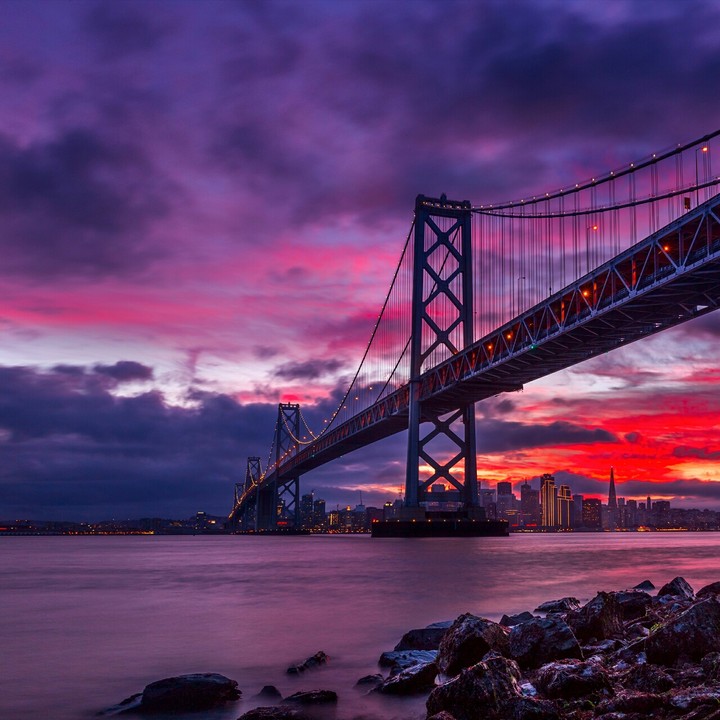 Purple sunset