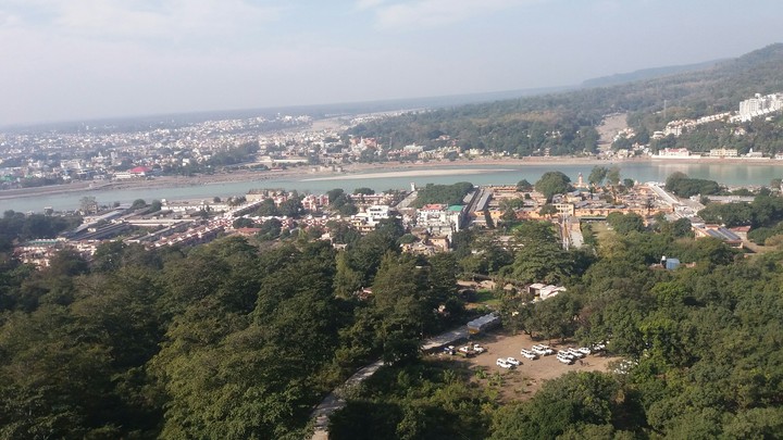 #view of rishikesh from bhootnath temple