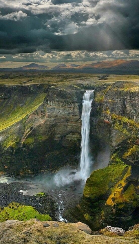 Waterfall.