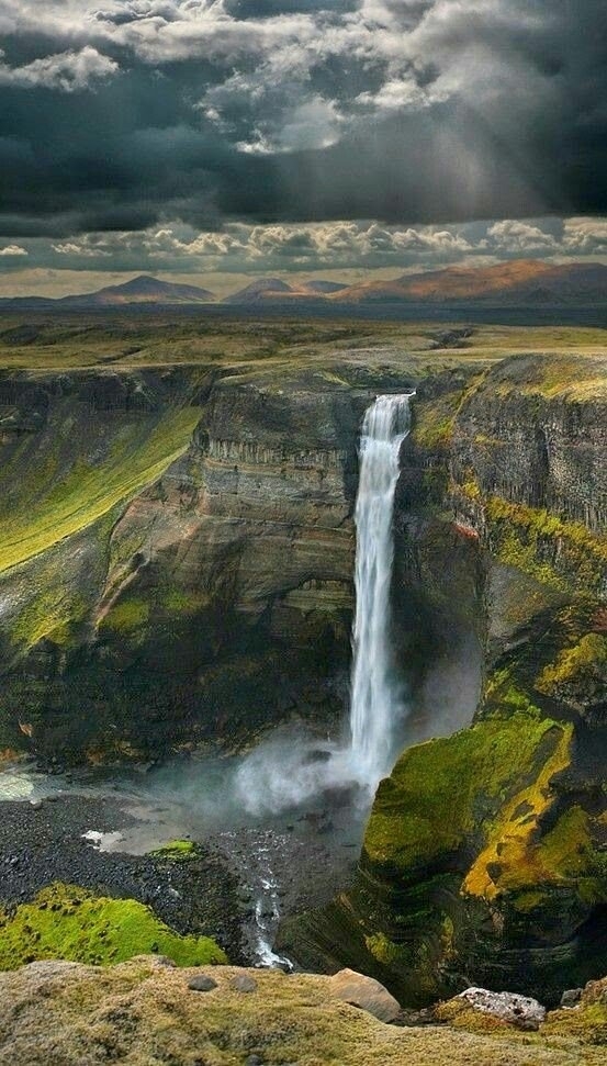 Waterfall.