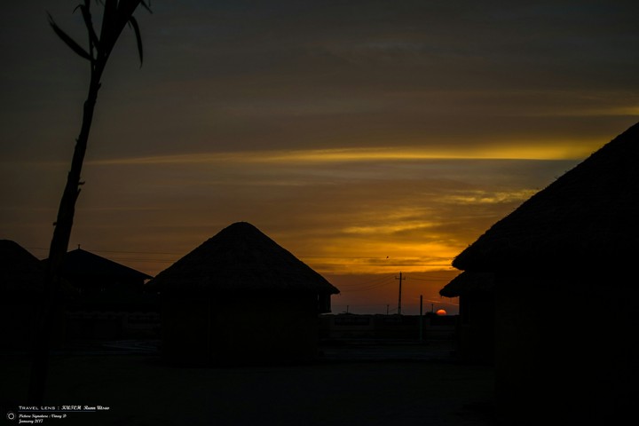 Sunrise in silhouette