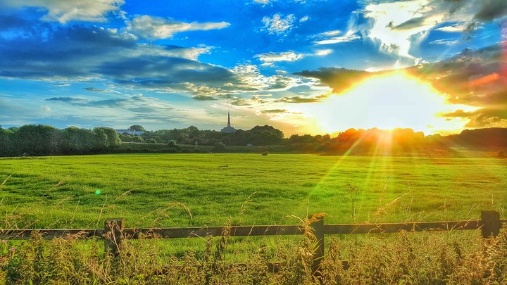 #sunset in Chorley today... Absolutely amazing.